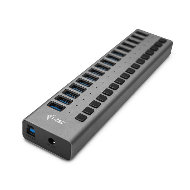 USB-A hub 16x USB-A 3.0 active w/ 90W PSU