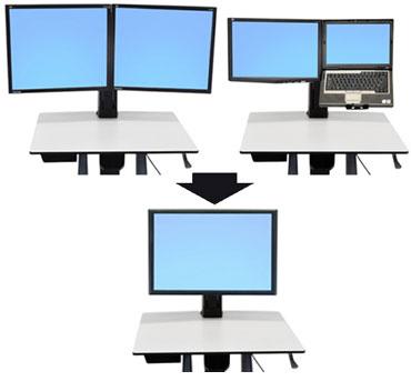 ERGOTRON Conv.Kit DUAL Combo to Single