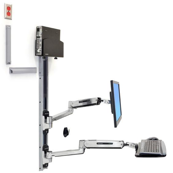 ERGOTRON LX Sit Stand Wall Mount System