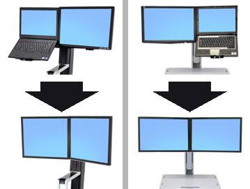 ERGOTRON WorkFit Convert-to-Dual Kit