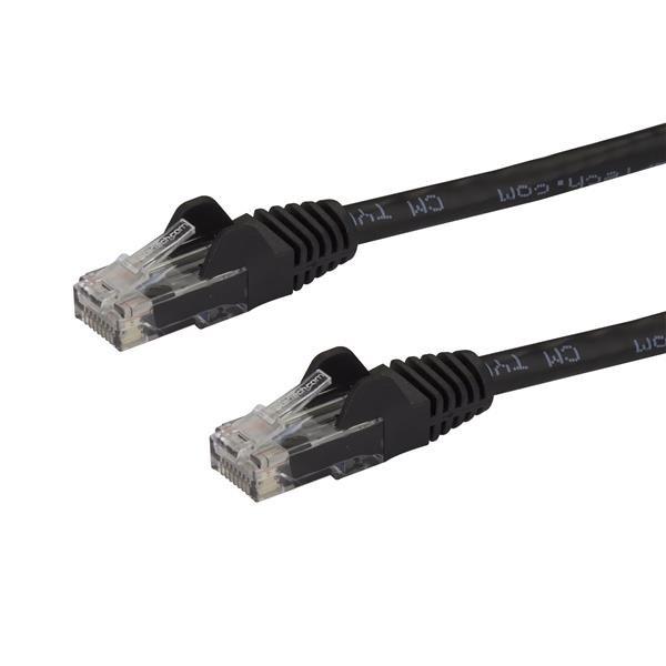 STARTECH 15 m Black Snagless Cat6 UTP