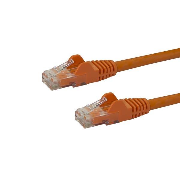 STARTECH 7 m Orange Snagless Cat6 UTP