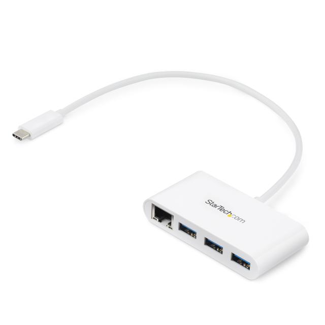 STARTECH 3-Port USB-C Hub with Gigabit