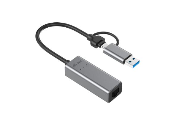 USB-C 2.5 Gbps ethernet adapter metal 30cm cable