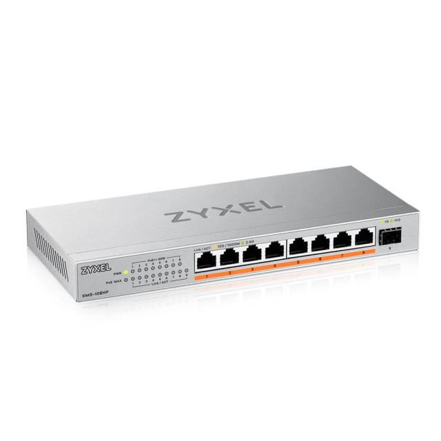 ZYXEL XMG-108 PoE++ Dt MultiGig unmg Swc