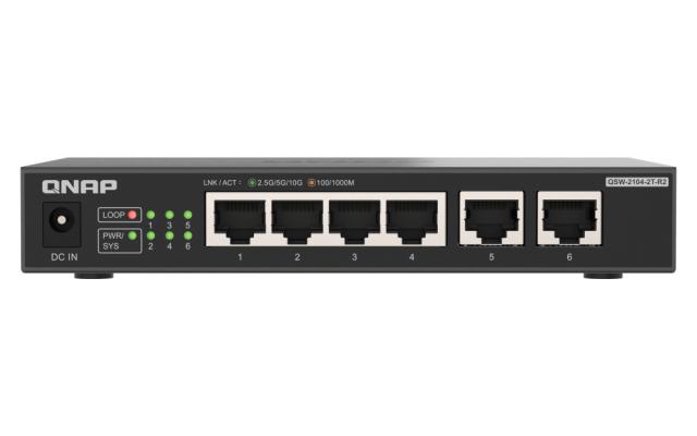 QNAP QSW-2104-2T-R2 unmanaged switch