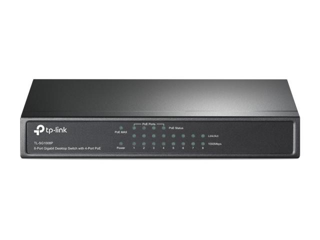 TP-LINK 8Port Gigabit Desktop PoE Switch