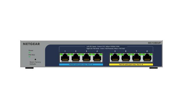 NETGEAR 8-Port Ultra60 PoE++ 2.5G Switch