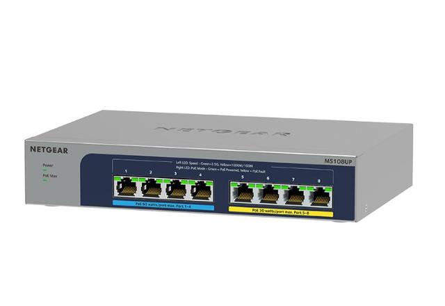 NETGEAR 8-Port Ultra60 PoE++ unmgd Switc