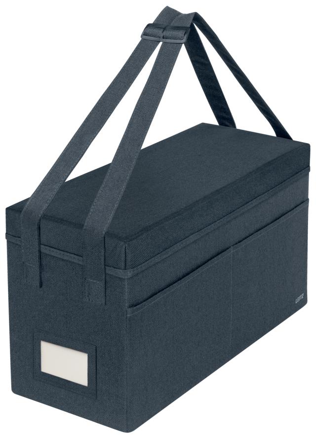 LEITZ Oppbevaringsbag m/lokk stor fabric grå