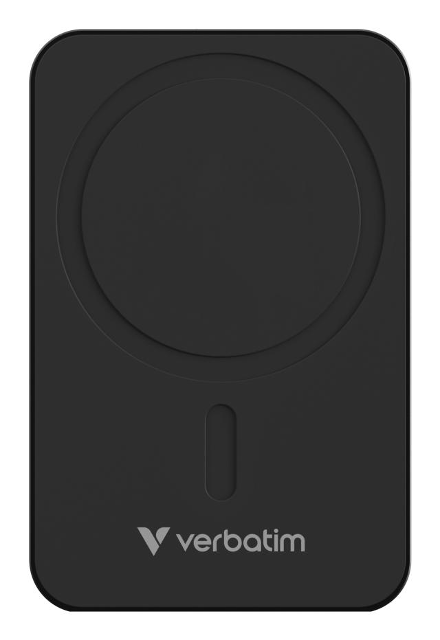 VERBATIM Power Bank Magnet Wireless Charging 20000Mah Black