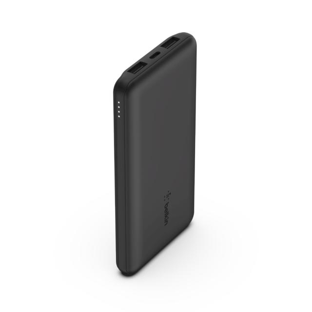 10K Power Bank w/USB-C 15W, Black