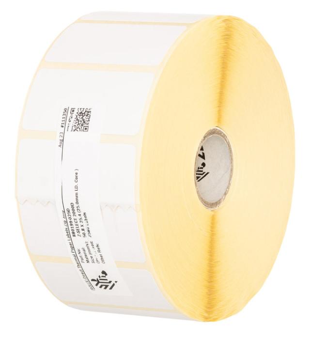 Zebra Z-SLCT 2000D 50,8x50,8mm, 185 etiketter pr rull