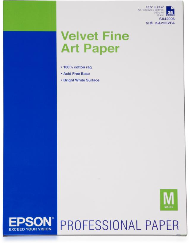 EPSON Paper Velvet Fine A2 420x594mm