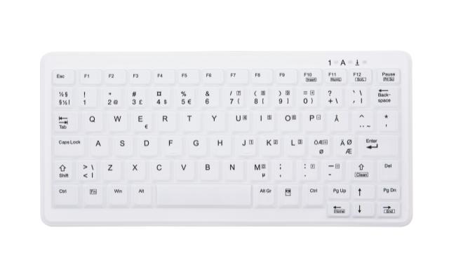 CHERRY Trådløs Tastatur Vann USB Hvit