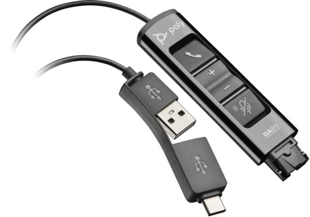 HP Poly DA85 Headset cable USB 24 pin