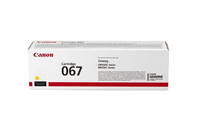 CANON Toner Cartridge 067 Yellow