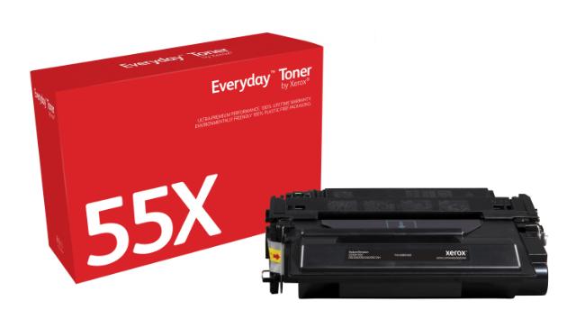 Everyday Toner High Yield Black Cartridge HP 55X 12.5k