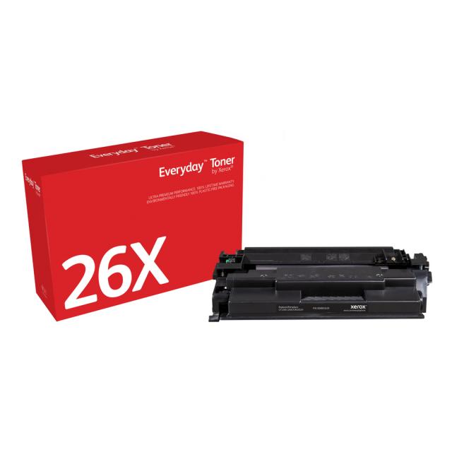 EVERYDAY Black Toner 26A, Standard Capacity