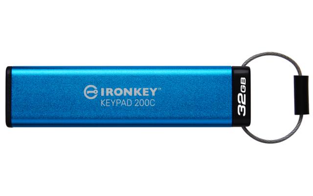 KINGSTON 32GB USB-C IronKey Keypad 200C