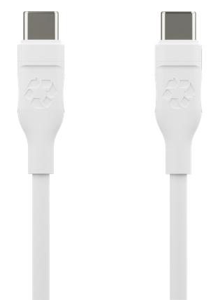 Re-charge - Bulk - Cable - USB-C to USB-C, White (2.5m)