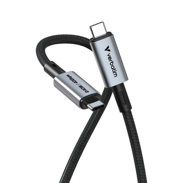 VERBATIM Sync N Charge USB C-USB C 240W 40 GBps (1.2m)