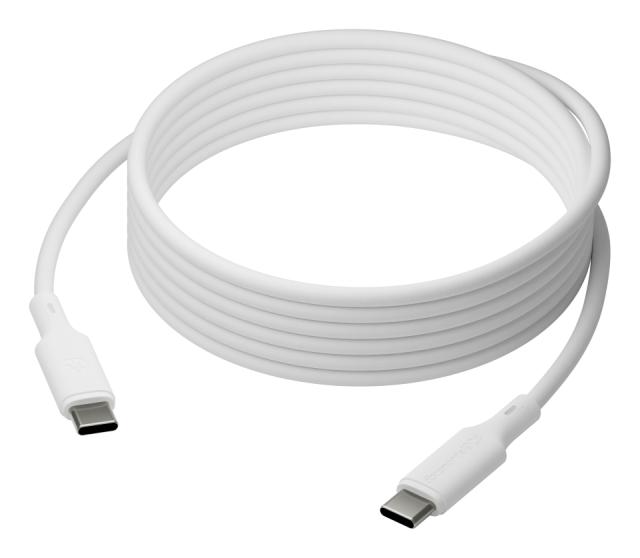 DBRAMANTE re-charge IT Cable 3m USB-C/USB-C 100W - White