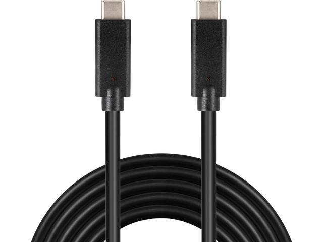 USB-C to USB-C Cable, Black (2m)