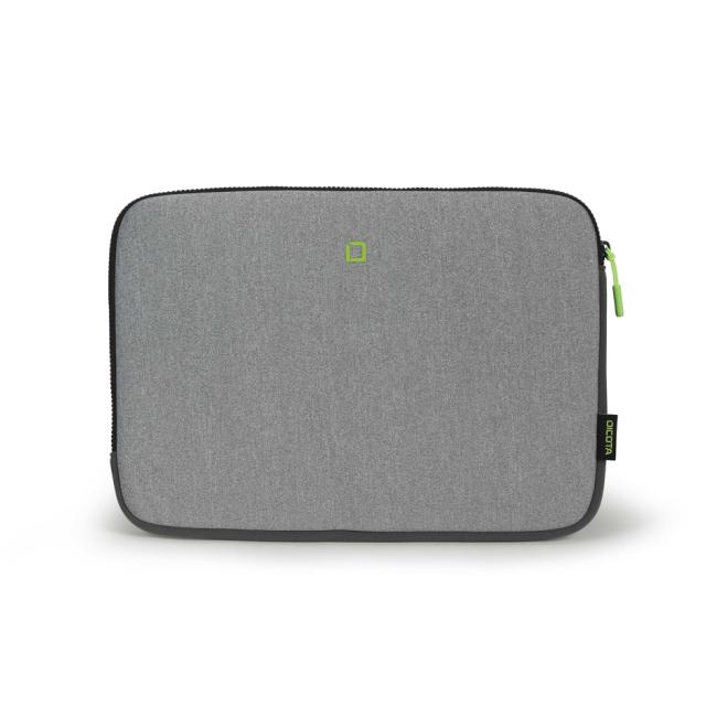 DICOTA  Laptop Sleeve FLOW 13-14.1'' Grå/Grønn