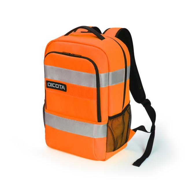 Dicota Ryggsekk HI-VIS Base 24 liter, Oransje