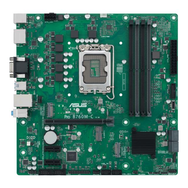 ASUS B760M-C-CSM LGA1700 4DDR5 microATX