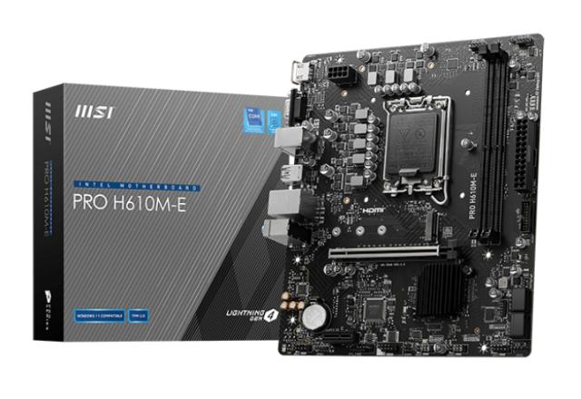MSI PRO H610M-E Intel H610 LGA1700