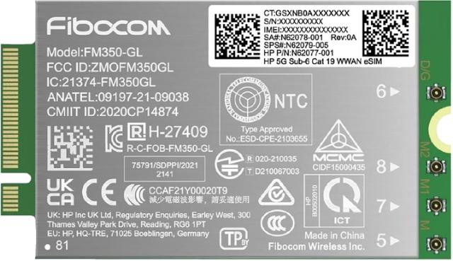 HP 5G NR/4G WWAN for G11
