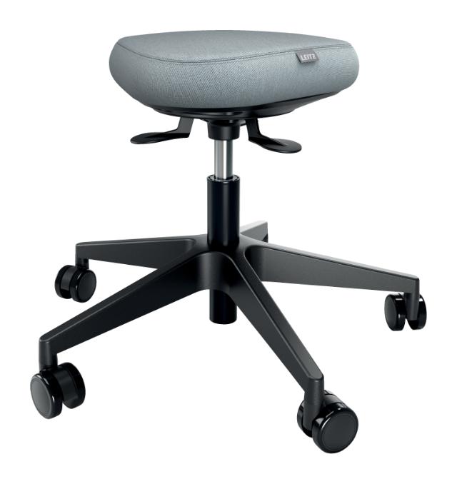 LEITZ Balansestol Active Ergo Comfort m/hjul grå