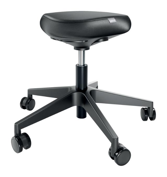 LEITZ Balansestol Ergo Comfort m/hjul sort