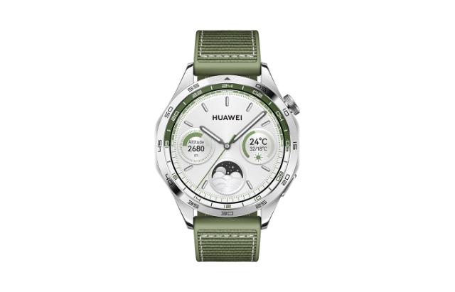 HUAWEI Watch GT4 46mm Green Woven Strap