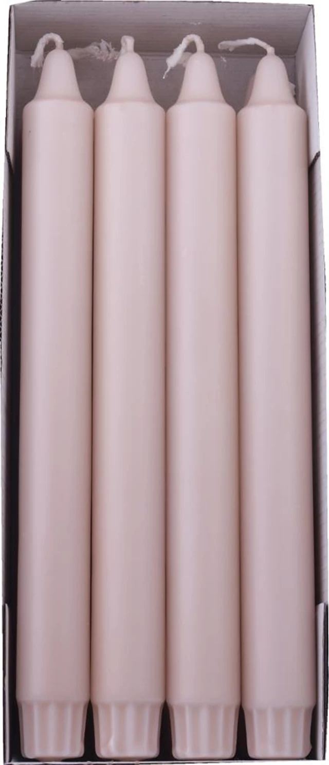 Kronelys DIANA stearin 24cm sand (8)