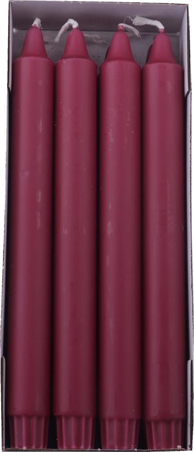 Kronelys DIANA stearin 24cm burgunder(8)