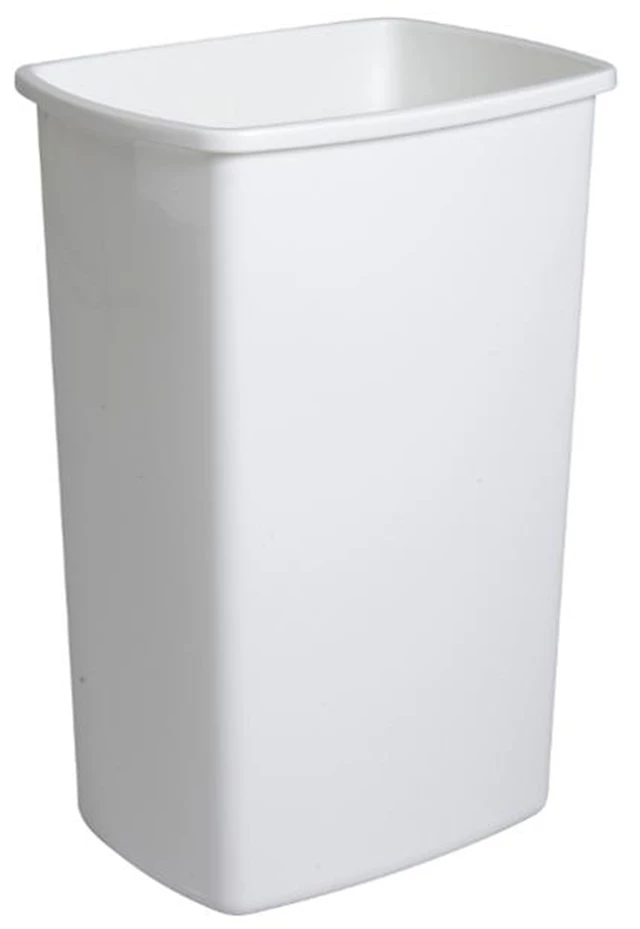 Avfallsbeholder plast 50L hvit