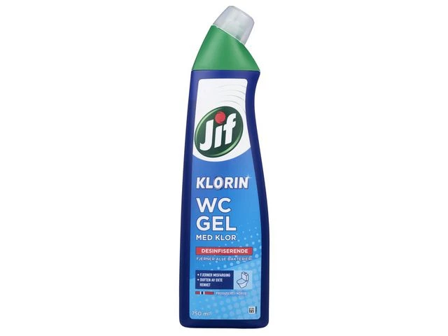 Toalettrens JIF Klorin WC gel 0,75L