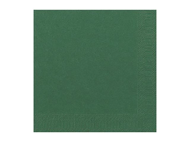 Serviett DUNI 3L 33cm mørk grønn (125)