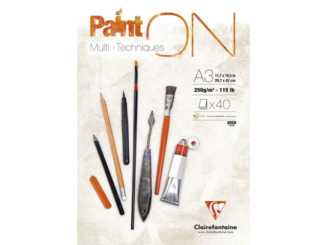 Tegnepapir A3 250g 40ark
