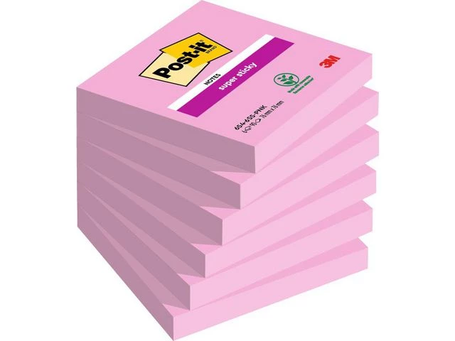 Post-it SS-Klistrelapper 76x76 rosa