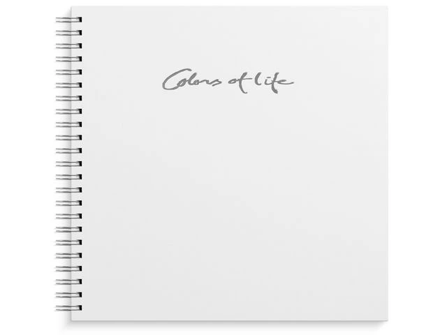 Fotoalbum BURDE 30x30cm Col of life hvit