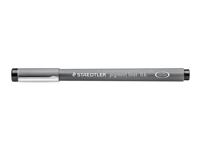 Fiberpenn STAEDTLER 0,6mm sort