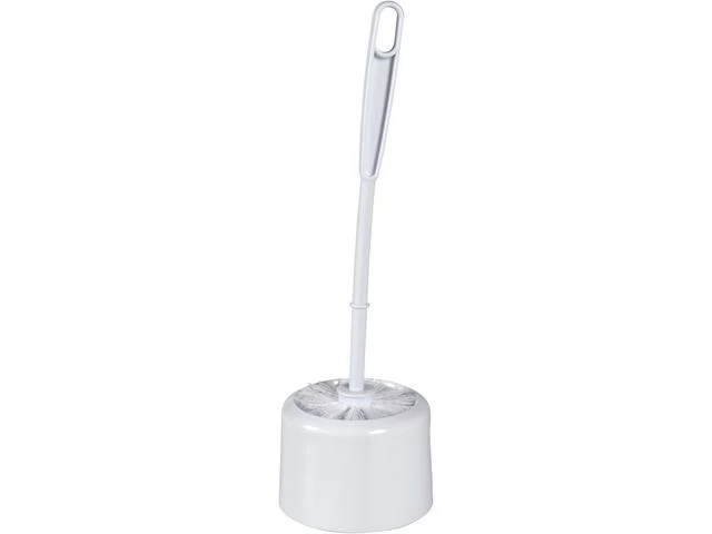 Toalettbørste ABENA m/skål 35cm hvit