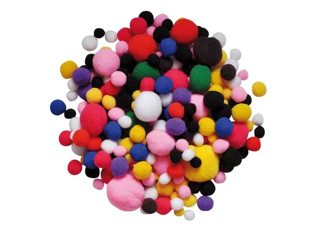 Pom Pom PLAYBOX ass str og farger (525)