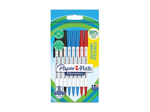 Kulepenn PAPERMATE Kilometrico ass (8)