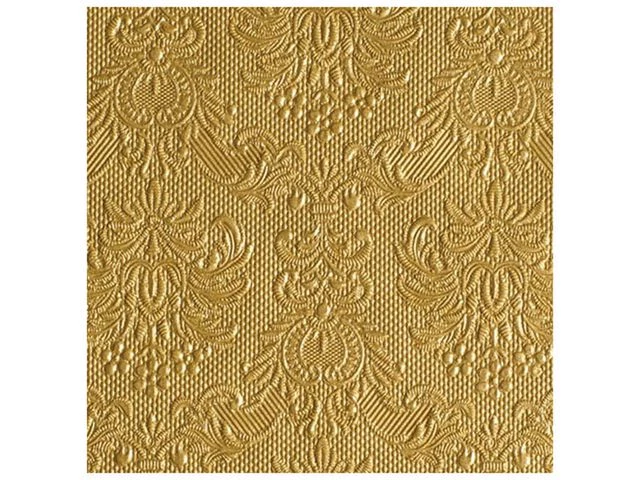 Serviett EDELWEISS 3L 25cm gull (15)