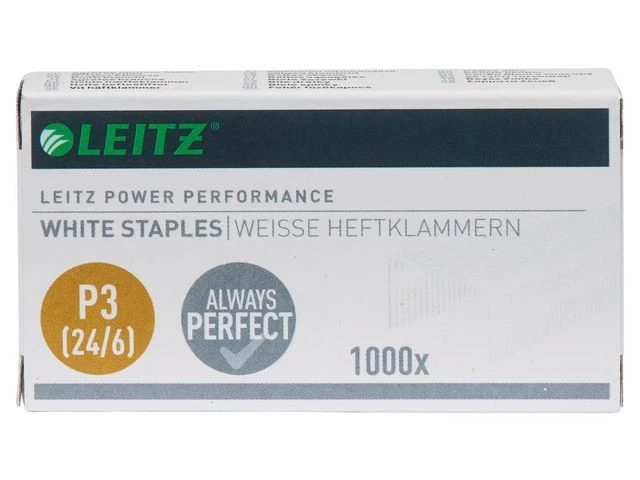 Heftestift LEITZ 24/6 hvit (1000)